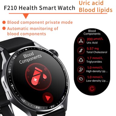 Smartklocka med EKG, pulsmätare, blodtrycksmätare och stegräknare Svar