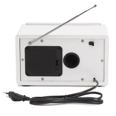 Denver FM/AM-radio TR-63W med AUX-ingång och klassisk design