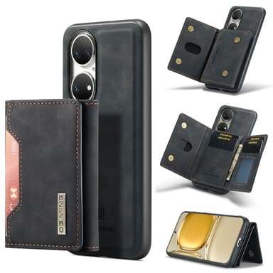 Huawei Tri-Fold plånboksfodral Svart Huawei P50 Pro