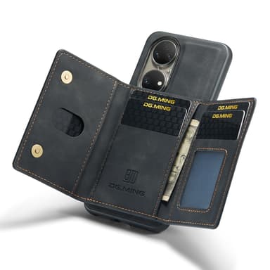 Huawei Tri-Fold plånboksfodral Svart Huawei P50 Pro