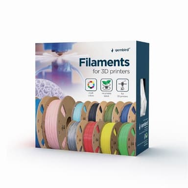 PLA-Filament till 3D-skrivare 1,75mm 1kg - Vit