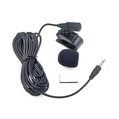 Mono-mikrofon med clip och 3,5 mm kontakt – 3 meter kabel