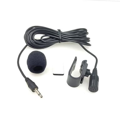 Mono-mikrofon med clip och 3,5 mm kontakt – 3 meter kabel