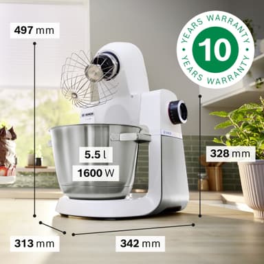 Bosch Series 6 köksmaskin MUMS6EW00 (vit)
