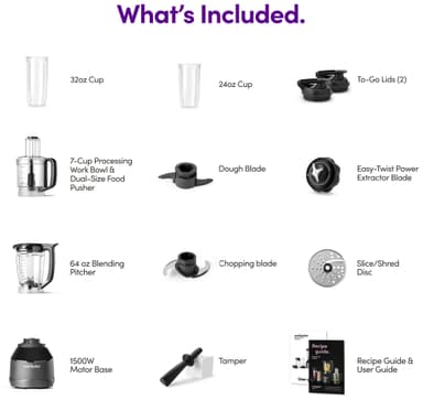 Nutribullet Triple Prep System-blender NBF580B (grå)