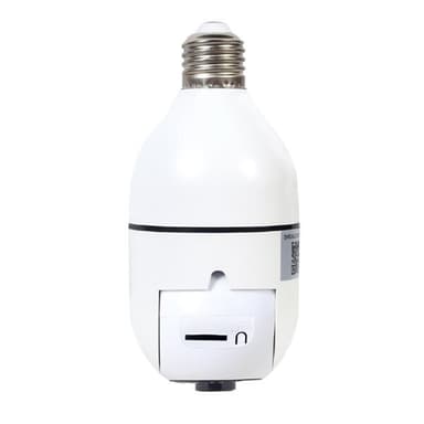 WiFi-kamera med E27-sockel, 1080p, roterande och Tuya-kompatibel