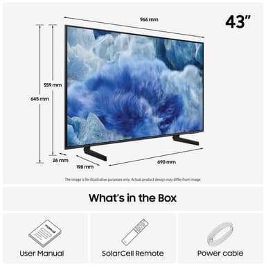 Samsung 43” Q8F 4K QLED Smart TV (2025)