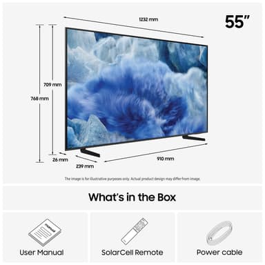 Samsung 55” Q8F 4K QLED Smart TV (2025)