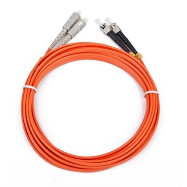 Fiberoptisk Kabel Duplex ST till SC 1m