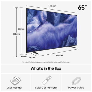 Samsung 65” QEF1 4K QLED Smart TV (2025)