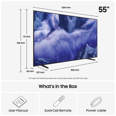 Samsung 55” QEF1 4K QLED Smart TV (2025)