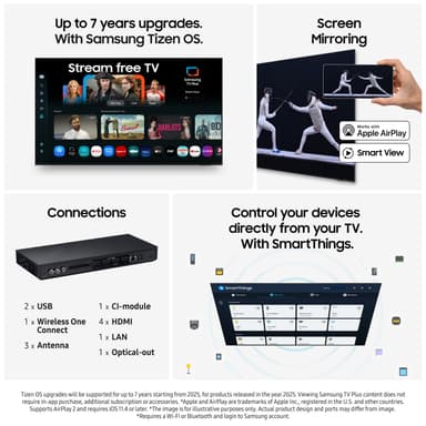 Samsung 65" QN990F 8K MiniLED Smart TV (2025)
