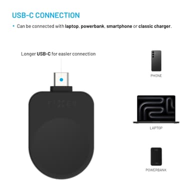 Fixed Samsung Watch trådlös USB-C-laddare