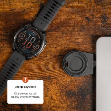 Fixed Garmin Watch trådlös USB-C-laddare
