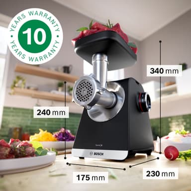 Bosch MultiPower Series 6 köttkvarn MFWS682B (svart)
