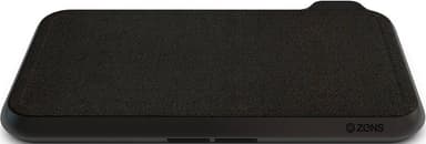 ZENS Dual Bordsladdare  QI Liberty 16 coils 2x15W Fabric Surface (Apple & Samsung QC)