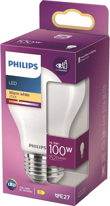 Philips Classic A60 LED-lampa 11W E27