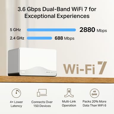 Mercusys Halo H27BE WiFi 7 Mesh system (3-pack)
