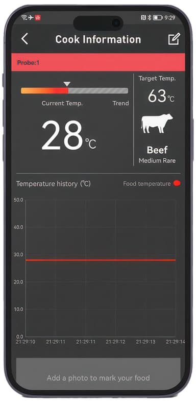 HerQs Dome grilltermometer HERQS003
