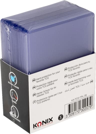 Konix Trader Card Game Toploader-fodral (25-pack)