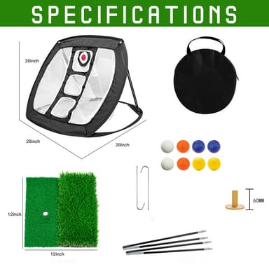 Bärbart Golfnät för Övning