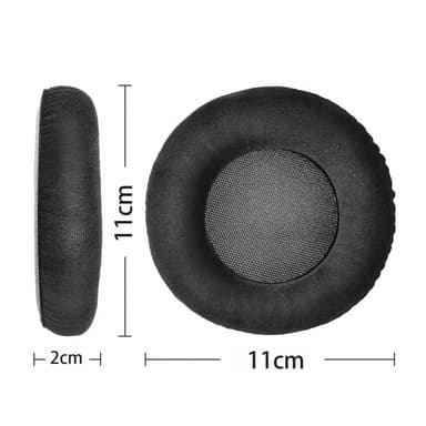 Ersättande Öronkuddar för AKG K701 K702 Q701 K612 PRO K712 PRO Svart