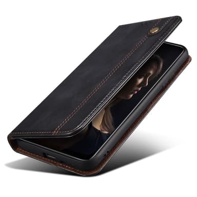 Till Samsung Galaxy S25 Ultra Plånboksfodral  - Svart