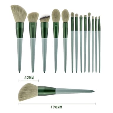 13 st Makeup Brush Set Kosmetiska borstar Soft Fiber Foundation Kontur - Lila