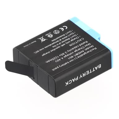 Batteri för GoPro Hero 8 3.85V 1220mAh AHDBT-801 Ersättningsbatteri