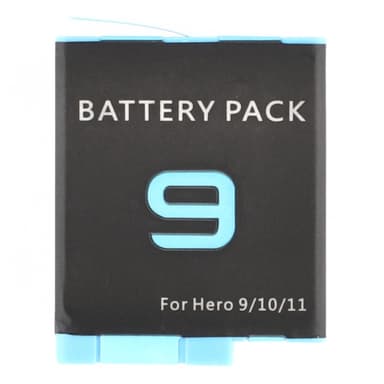 Batteri för GoPro Hero 12 11 10 9 3.85V 1720mAh AHDBT-901 Ersättningsbatteri