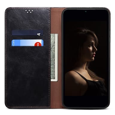 Till Samsung Galaxy S25 Ultra Plånboksfodral  - Svart
