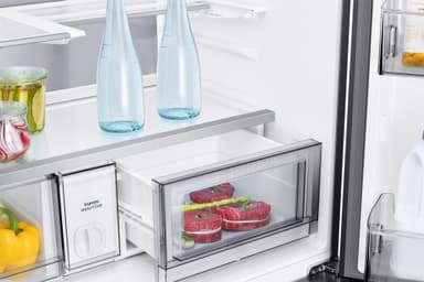 Samsung French door kylskåp/kyl RM90F67CECEF (svart)