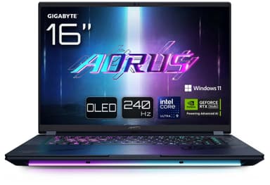 Gigabyte AORUS MASTER 16 U9-275HX/32/2TB/RTX5080 16" bärbar dator för gaming