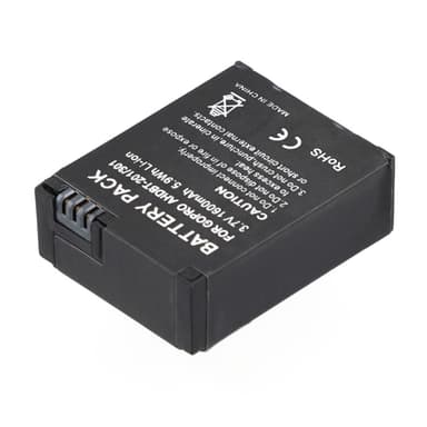 Batteri för GoPro Hero 3 Kamera 3.7V 1600mAh AHDBT-201 / 301 Ersättningsbatteri