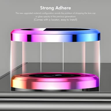 För iPhone 16e Kameralinsskydd ENKAY Hat-Prince Metallring Linsfilm