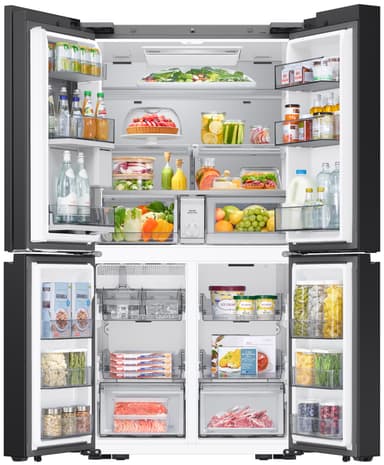 Samsung French door kylskåp/kyl RM90F67CECEF (svart)