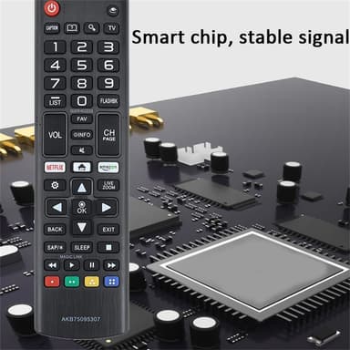 Fjärrkontroll Ersättning för AKB75095307 För LG Smart TV