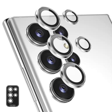 ENKAY För Samsung Galaxy S25 Ultra Kameralinsskydd Metallring Linsfilm
