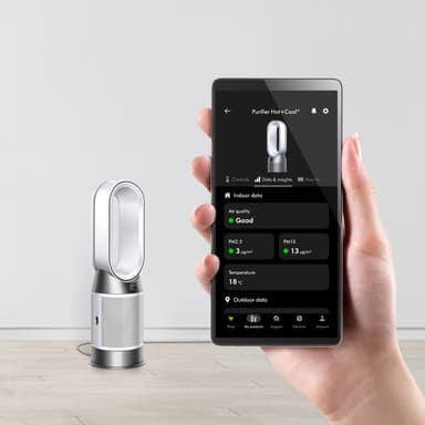 Dyson Hot + Cool HP1 luftrenare 544826-01 (vit/silver)