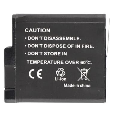 Batteri för GoPro Hero 7 6 5 3.85V 1250mAh AHDBT-501 601 701 Ersättningsbatteri
