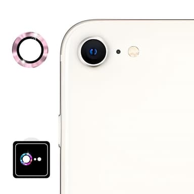 För iPhone 16e Kameralinsskydd ENKAY Hat-Prince Metallring Linsfilm