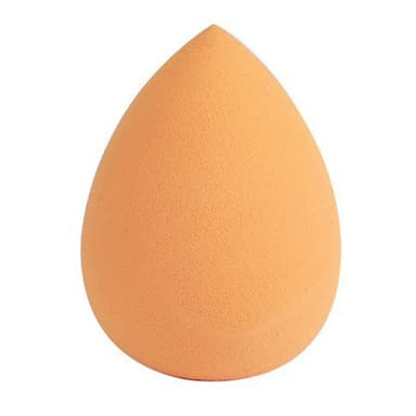 2 st Makeup Sponge Blender Teardrop Beauty Egg Rengöringspuff Hudvård - Orange