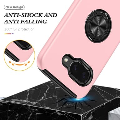 Till Google Pixel 9A Hybrid skal med Finger Ring