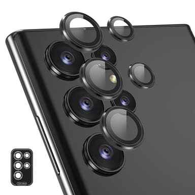 ENKAY För Samsung Galaxy S25 Ultra Kameralinsskydd Metallring Linsfilm