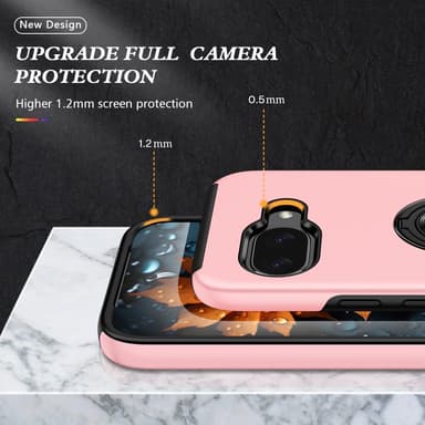 Till Google Pixel 9A Hybrid skal med Finger Ring
