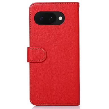 KHAZNEH För Google Pixel 9A Plånboksskal Litchi-textur Telefonskal