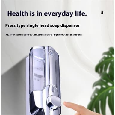 Tvålautomat Väggmonterad handtvåldispenser 350ML duschpumpsdispenser