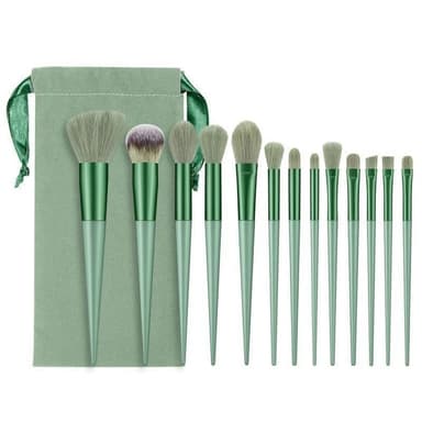 13 st Makeup Brush Set Kosmetiska borstar Soft Fiber Foundation Kontur -