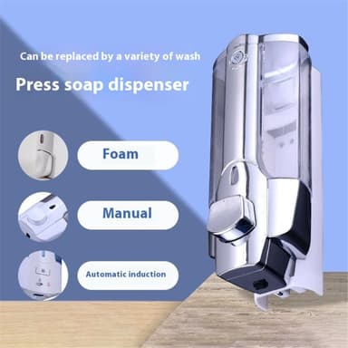 Tvålautomat Väggmonterad handtvåldispenser 350ML duschpumpsdispenser
