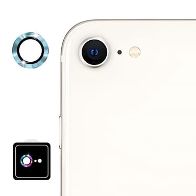 För iPhone 16e Kameralinsskydd ENKAY Hat-Prince Metallring Linsfilm
